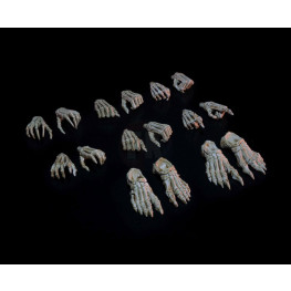 Mythic Legions: Necronominus akčná figúrka Accessory Skeletons of Necronominus Hands/Feet Pack